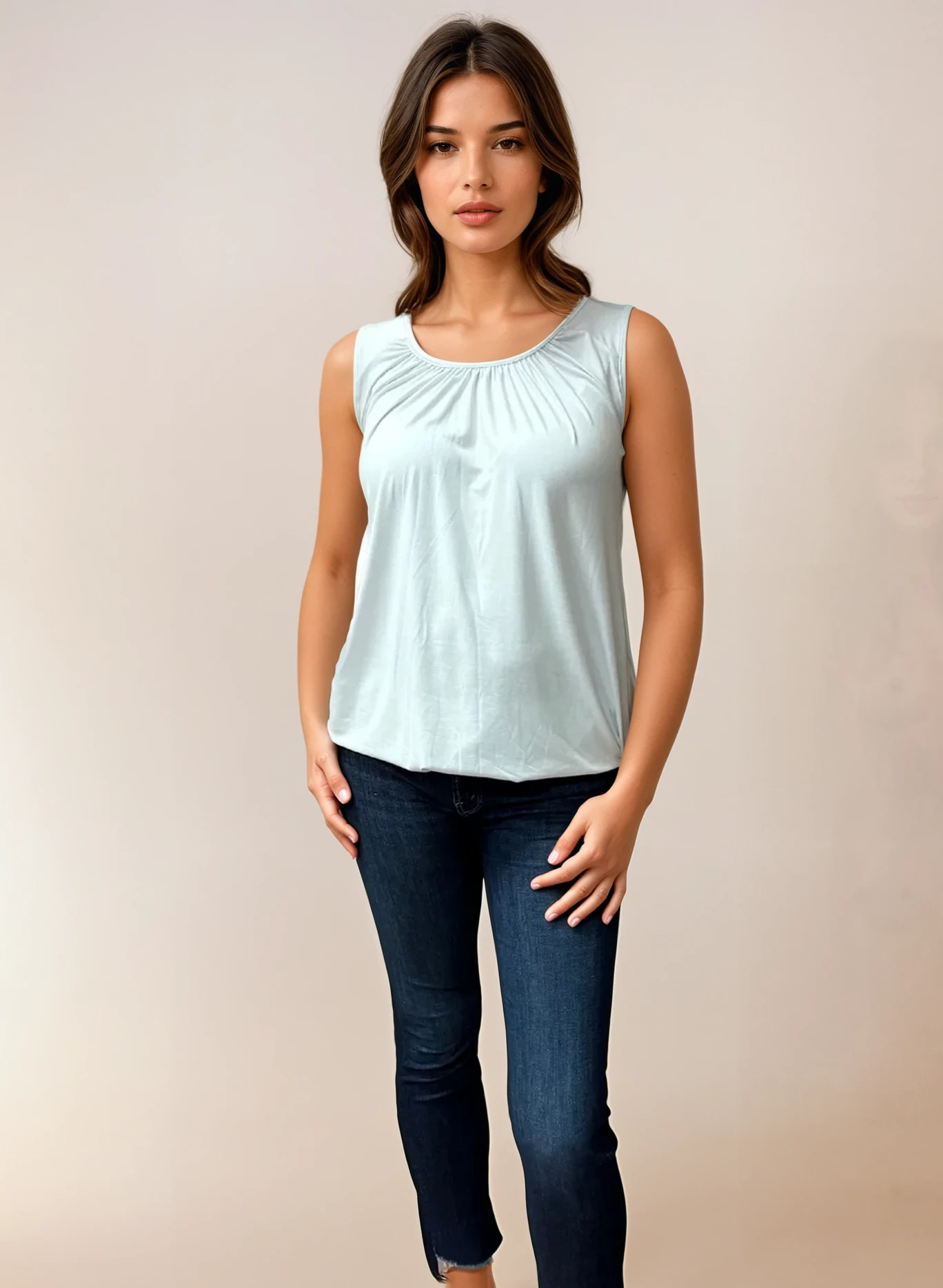 Claudia Tank- White