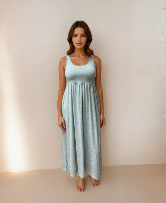 Summer Dress- Heather Grey