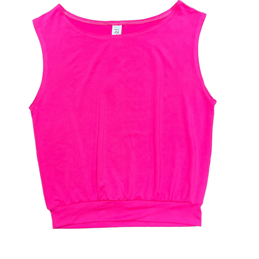 Half Cami 2.0-Hot Pink