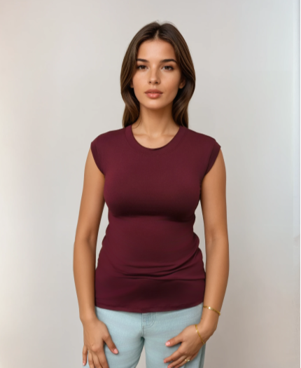 Tank Tee 2.0 - Cranberry