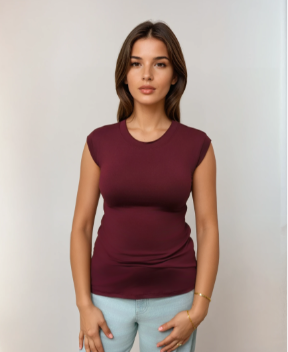 Tank Tee 2.0 - Cranberry