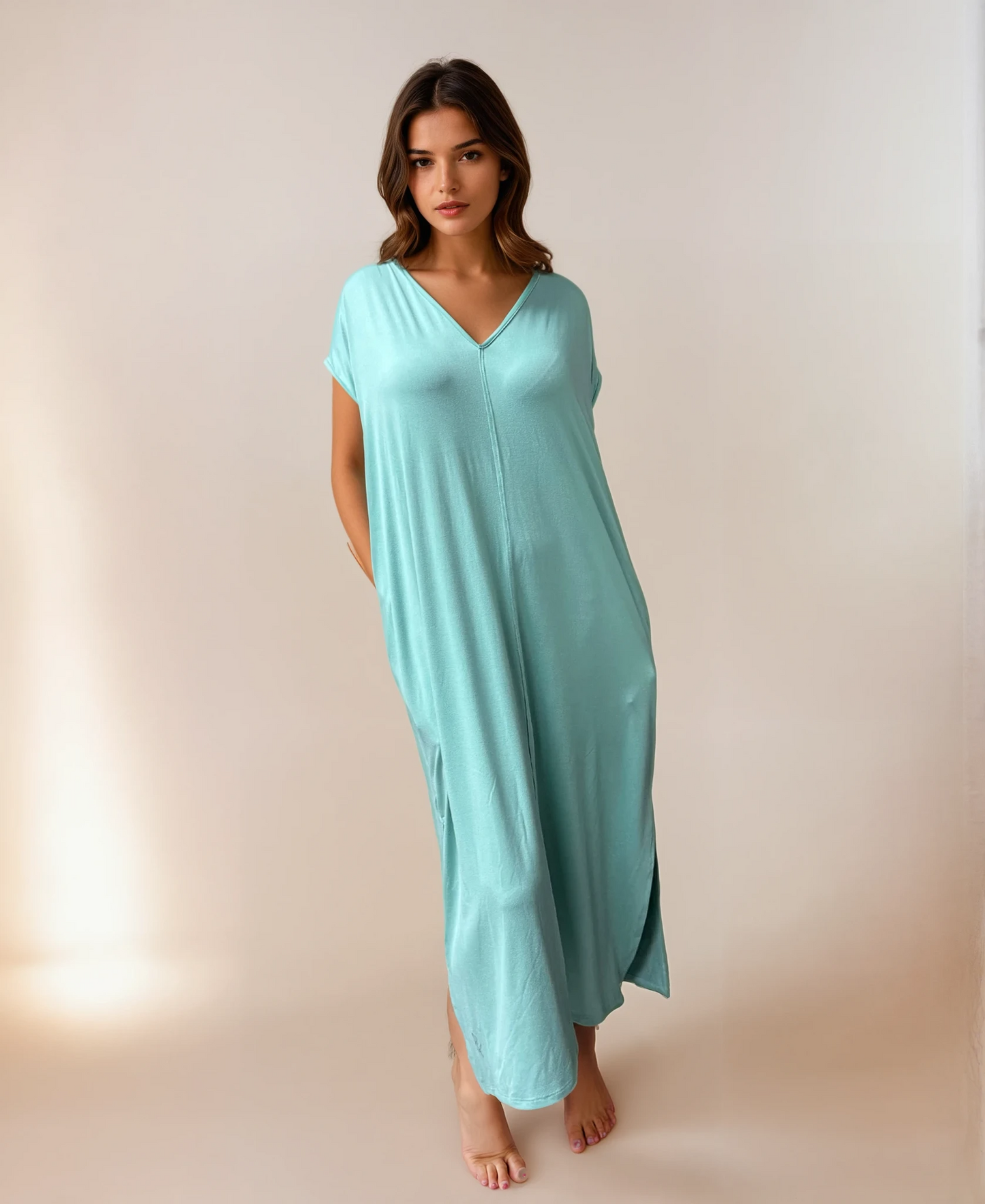 Lounge Caftan- Cool Aloe