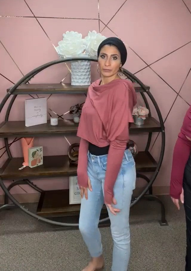 Allison Shrug- Velvet Rose