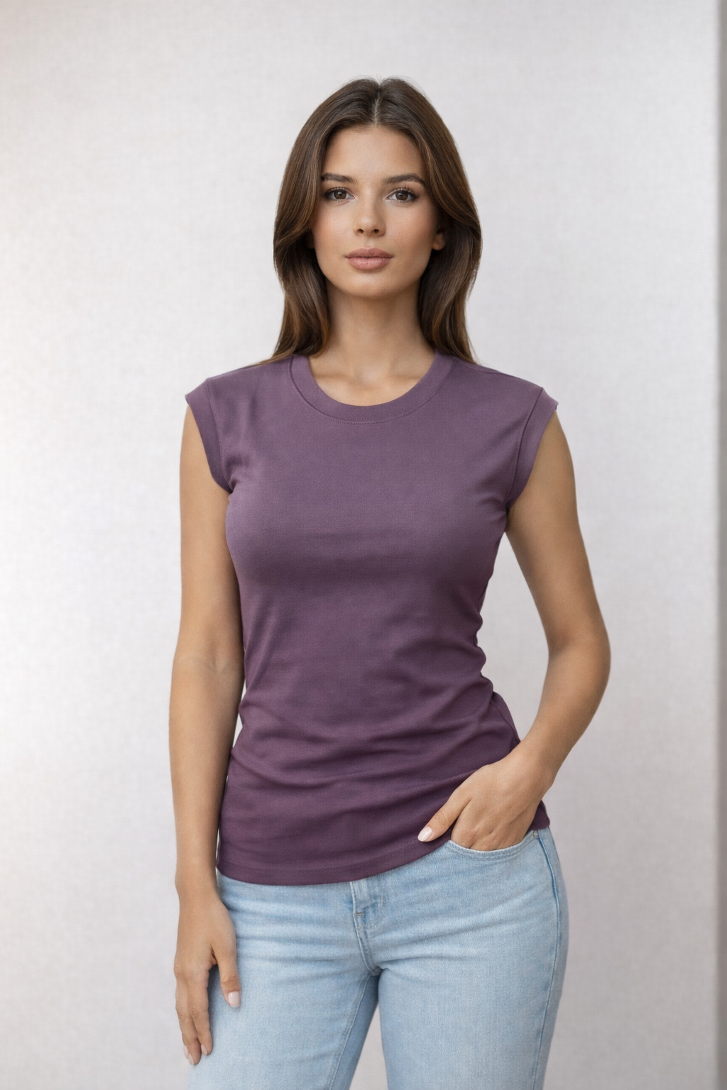 Tank Tee 2.0 - Dusty Purple
