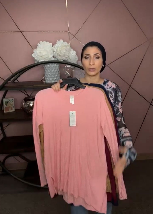 Long Sleeve Basic - Carnation