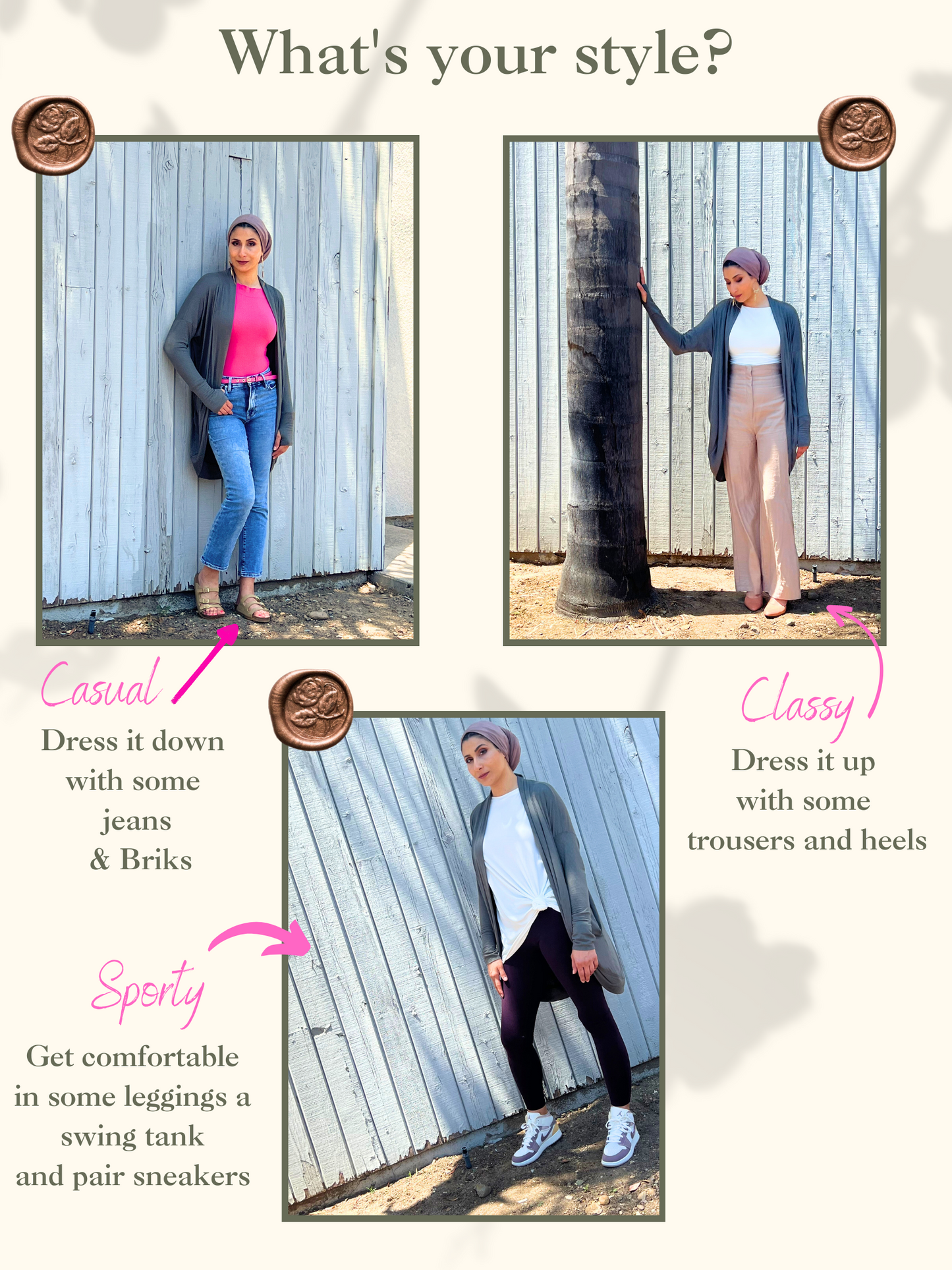 Dolman Cardi - Sage