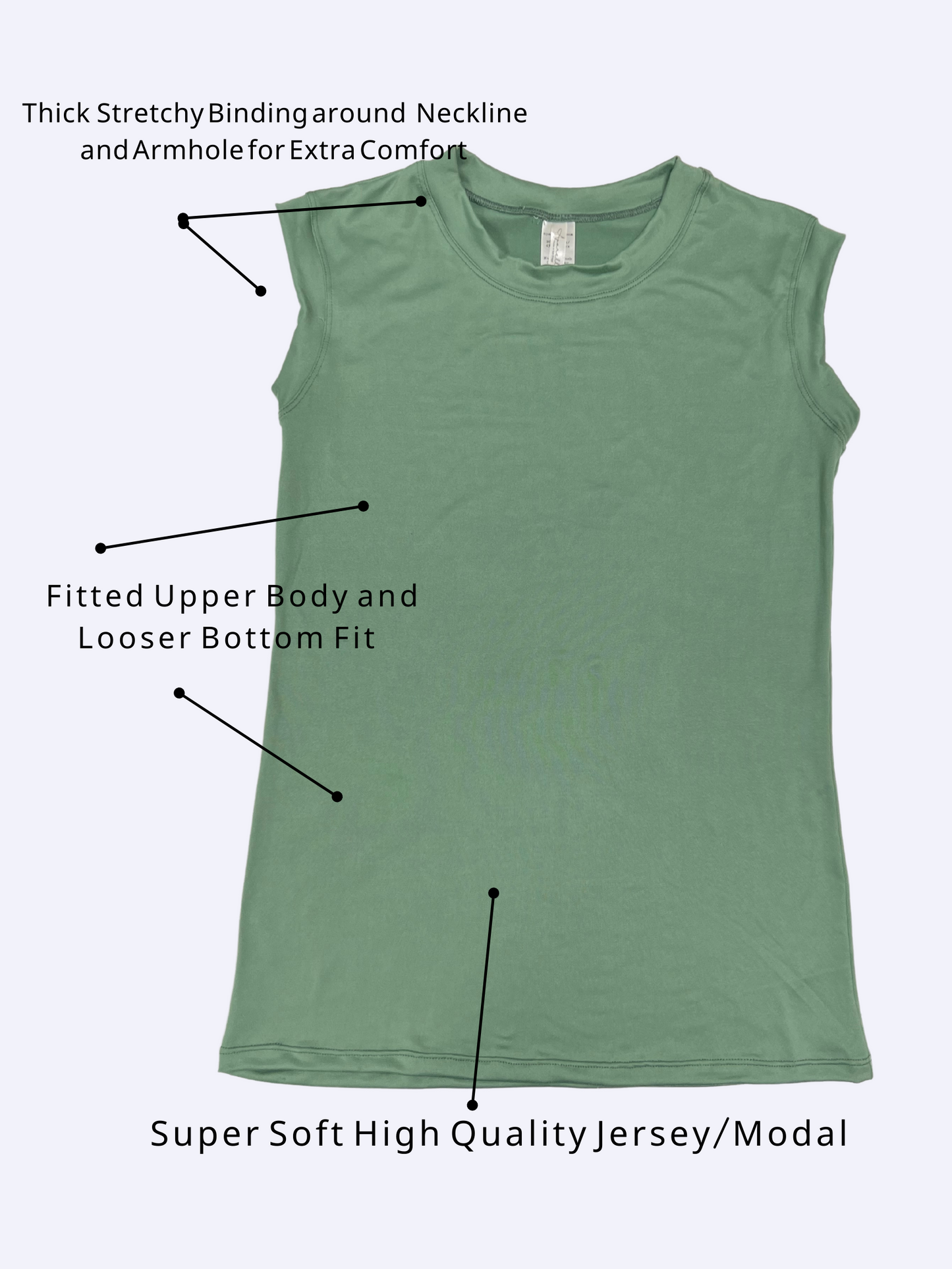 Tank Tee - Ivy