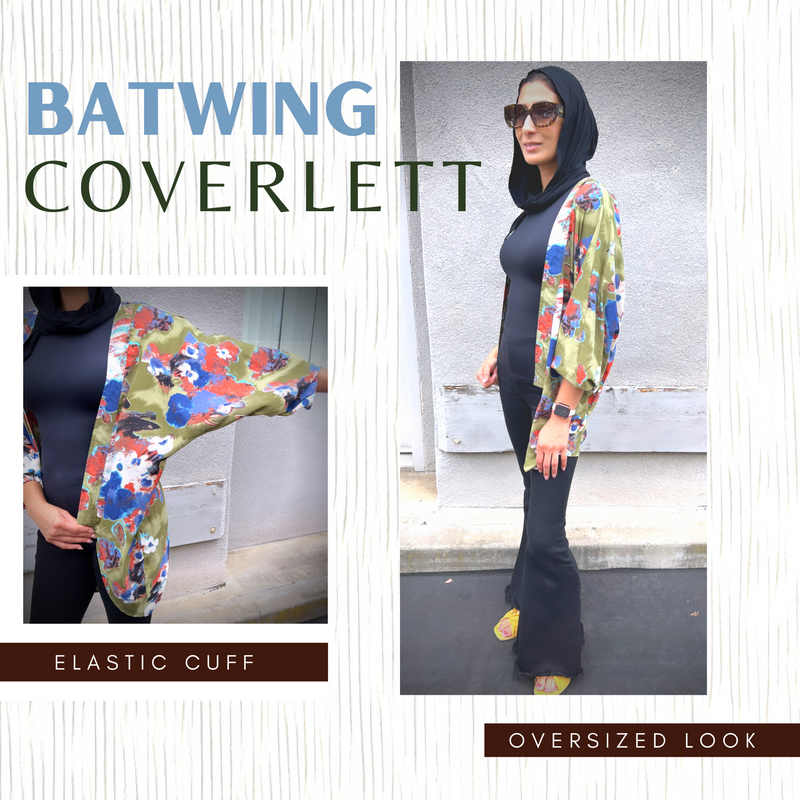 Batwing Coverlett- Flower Power