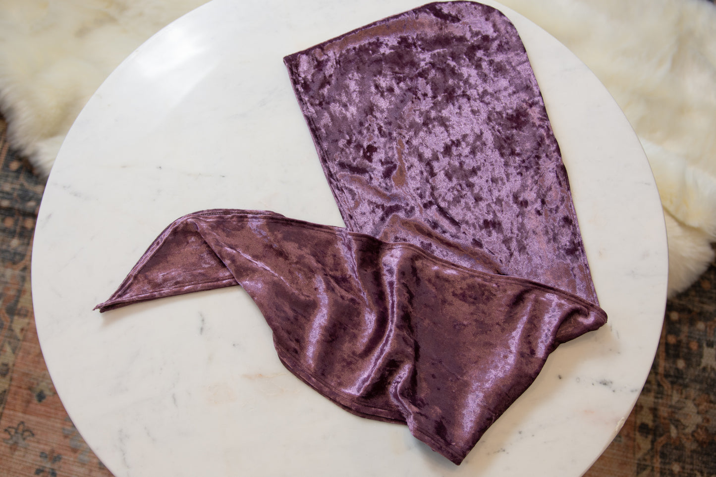 Velvet Luxe Hoodie - Amethyst