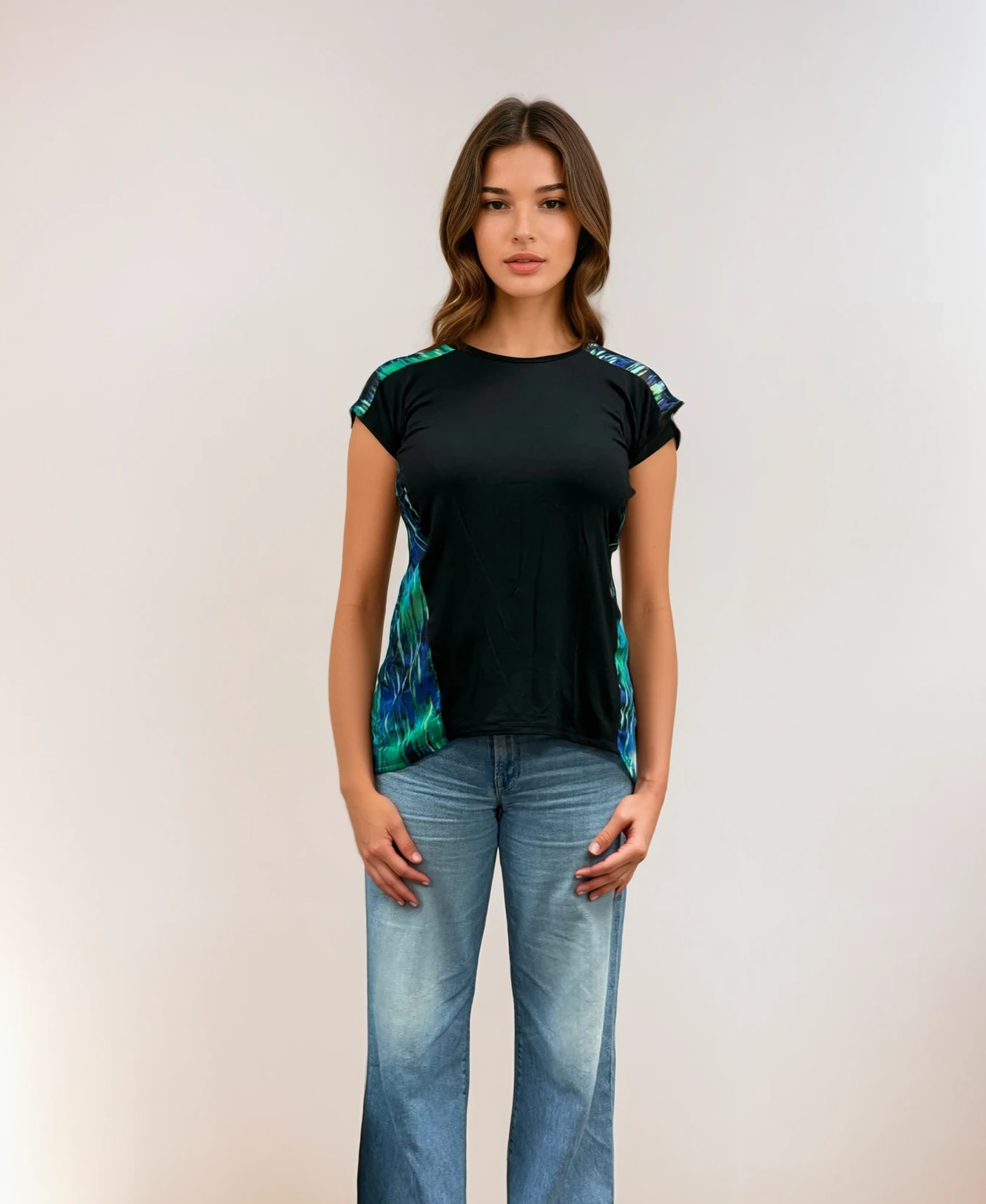 Contour Tee - Jungle Mirage