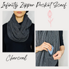 Infinity Zipper Pocket Scarf