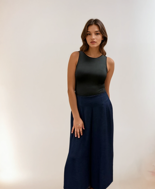Airflow Culotte Pants - Navy