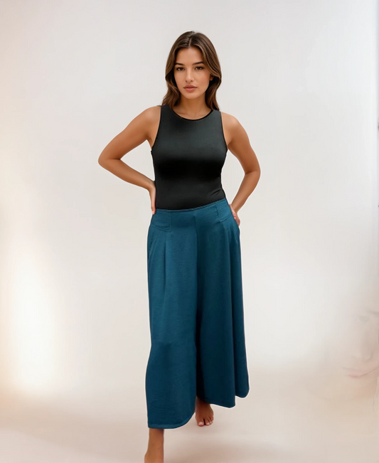 Airflow Culotte Pants - Sapphire