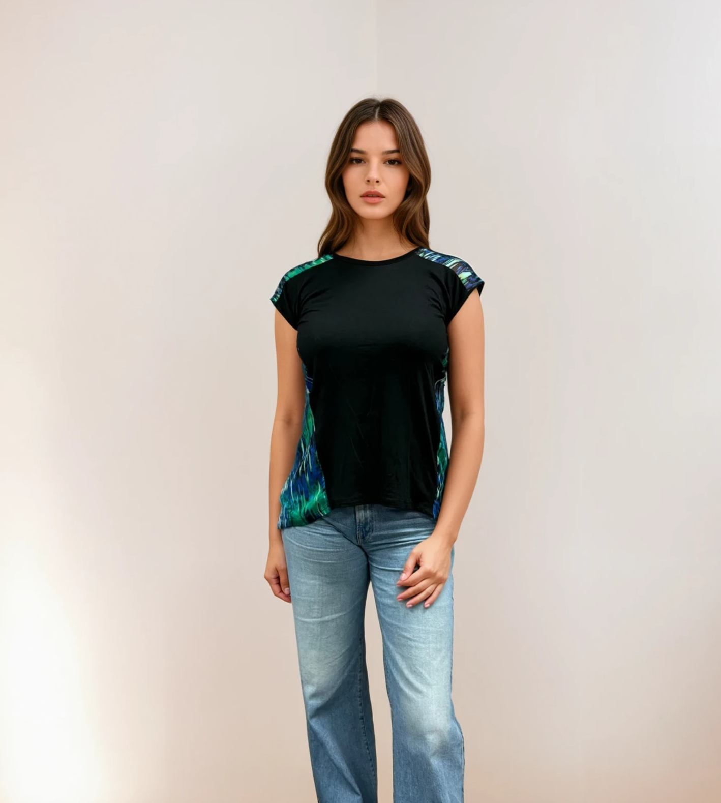 Contour Tee - Jungle Mirage