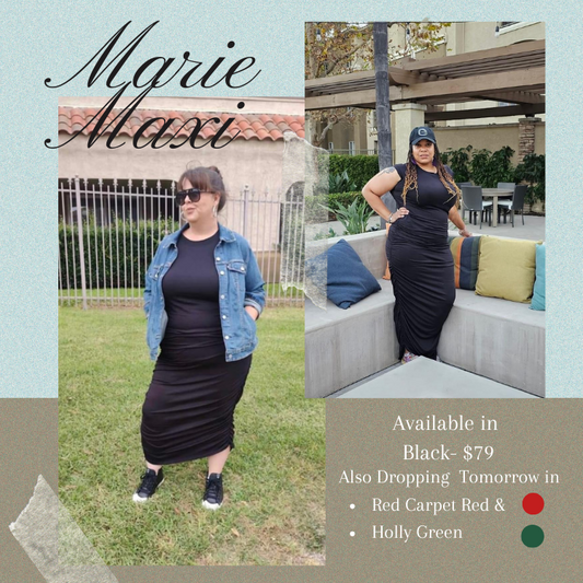 Marie Rouched Maxi- Red Carpet Red