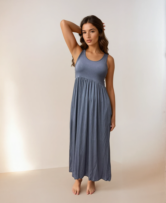 Summer Dress- Dusty Purple