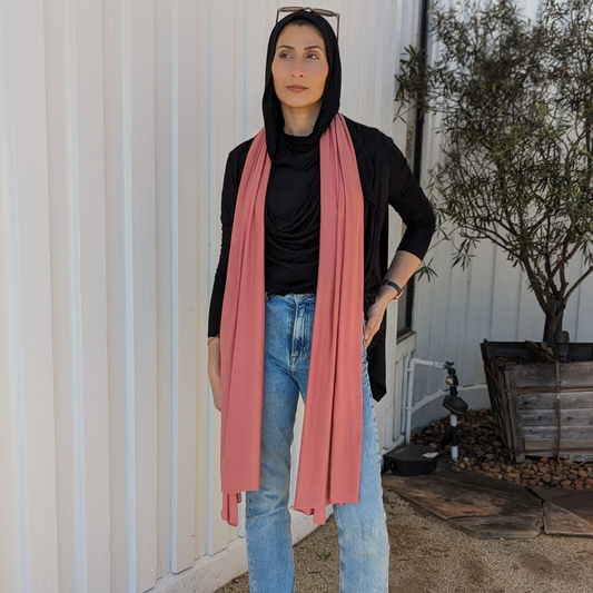 The OG Wrap/Scarf -Coral