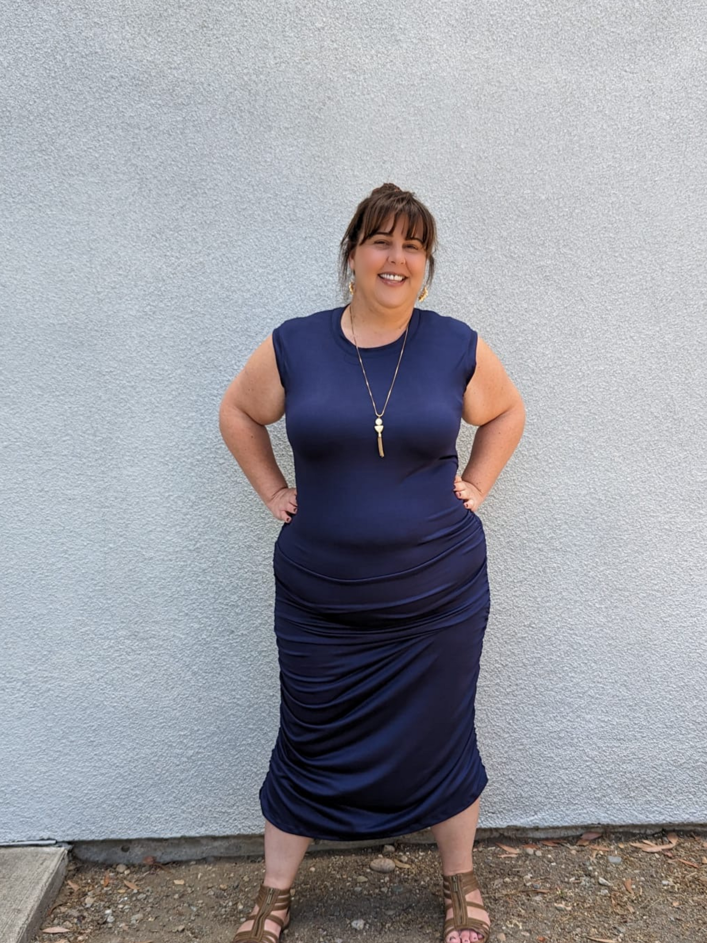 Marie Dress- Navy