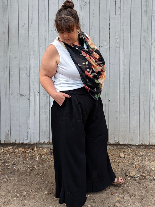 Culotte Pants - Black (New Sizing)