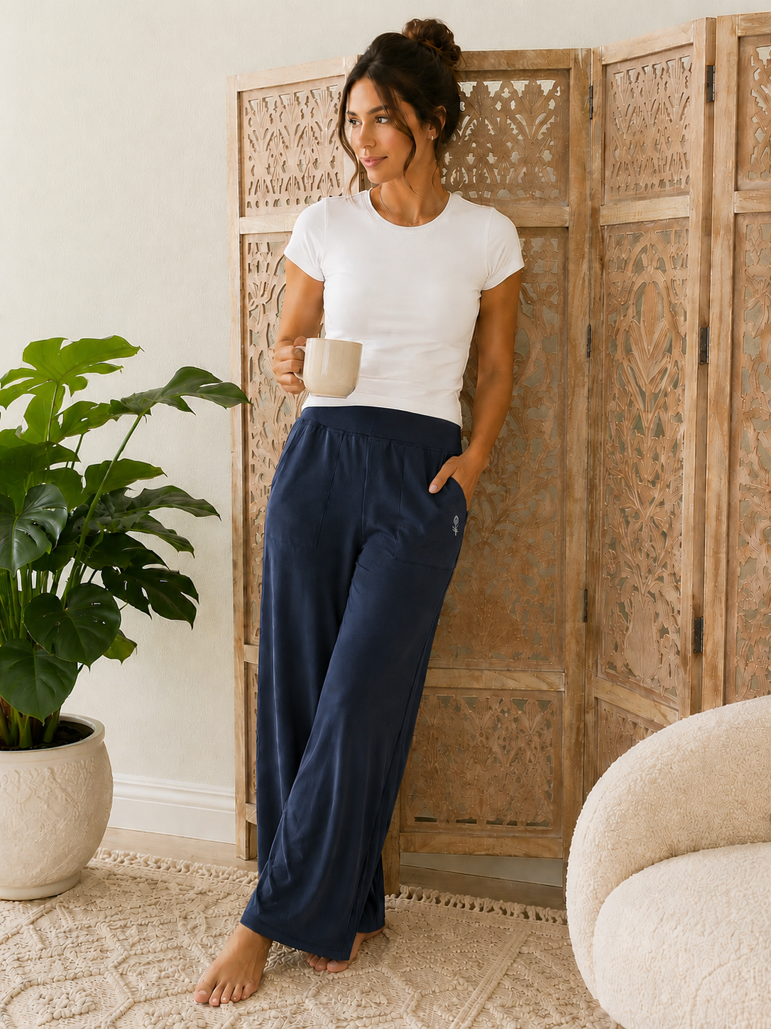 Bare Comfort Pants - Washed Indigo