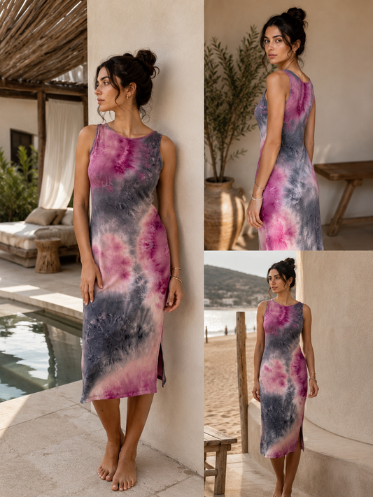 Oasis Slip Dress- Mystical