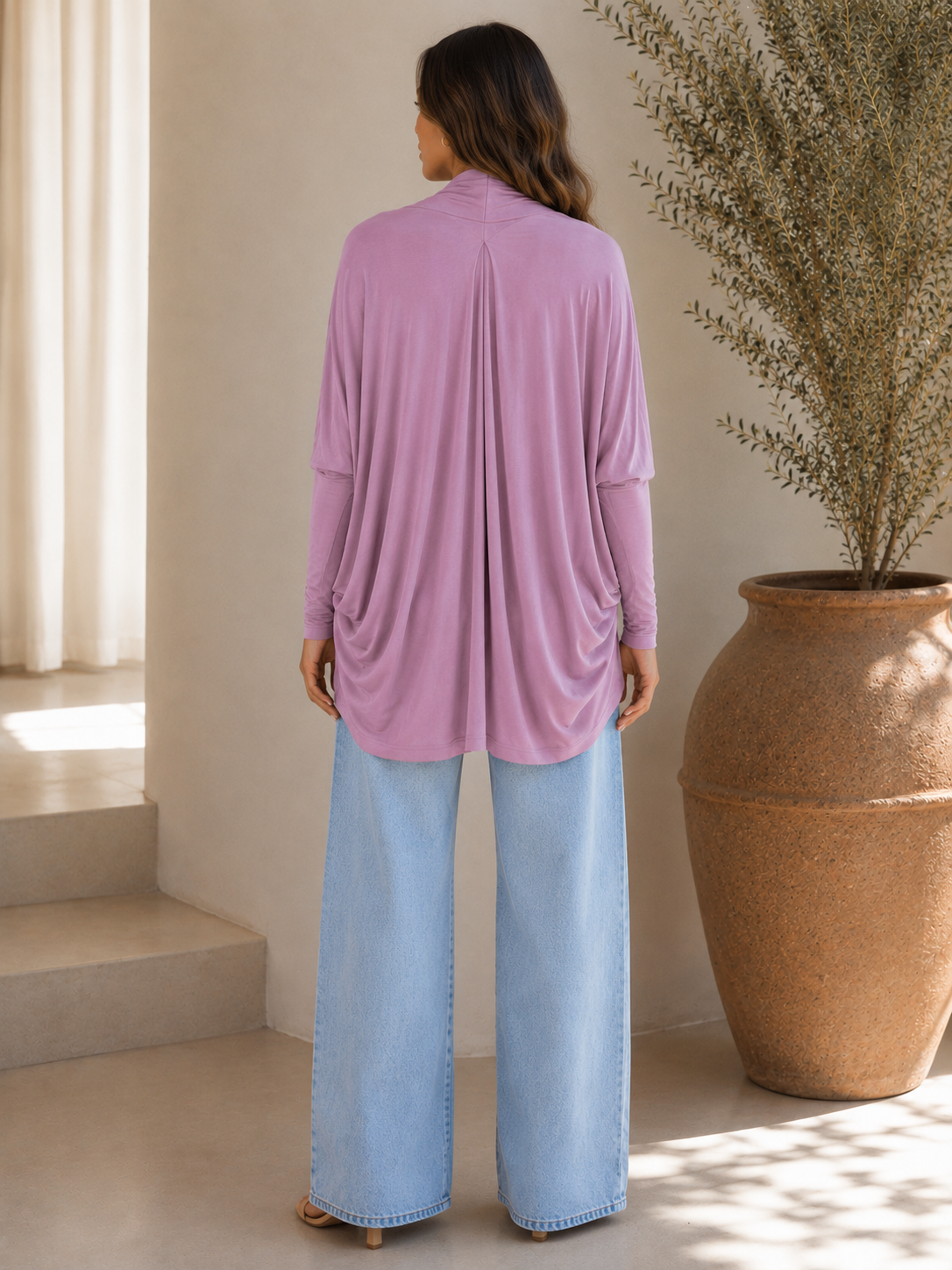 Paloma Cardigan- Moon Orchid
