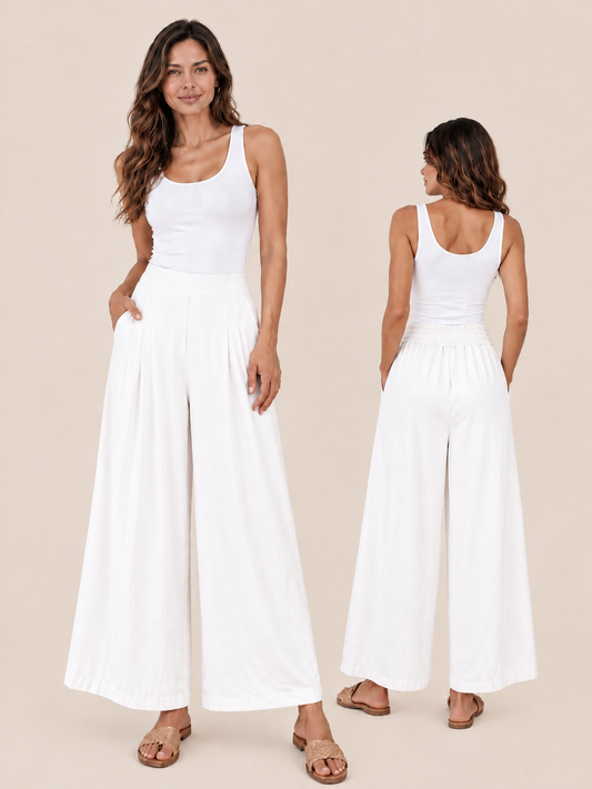 Catalina Women's Wide Leg Pants – Cloud