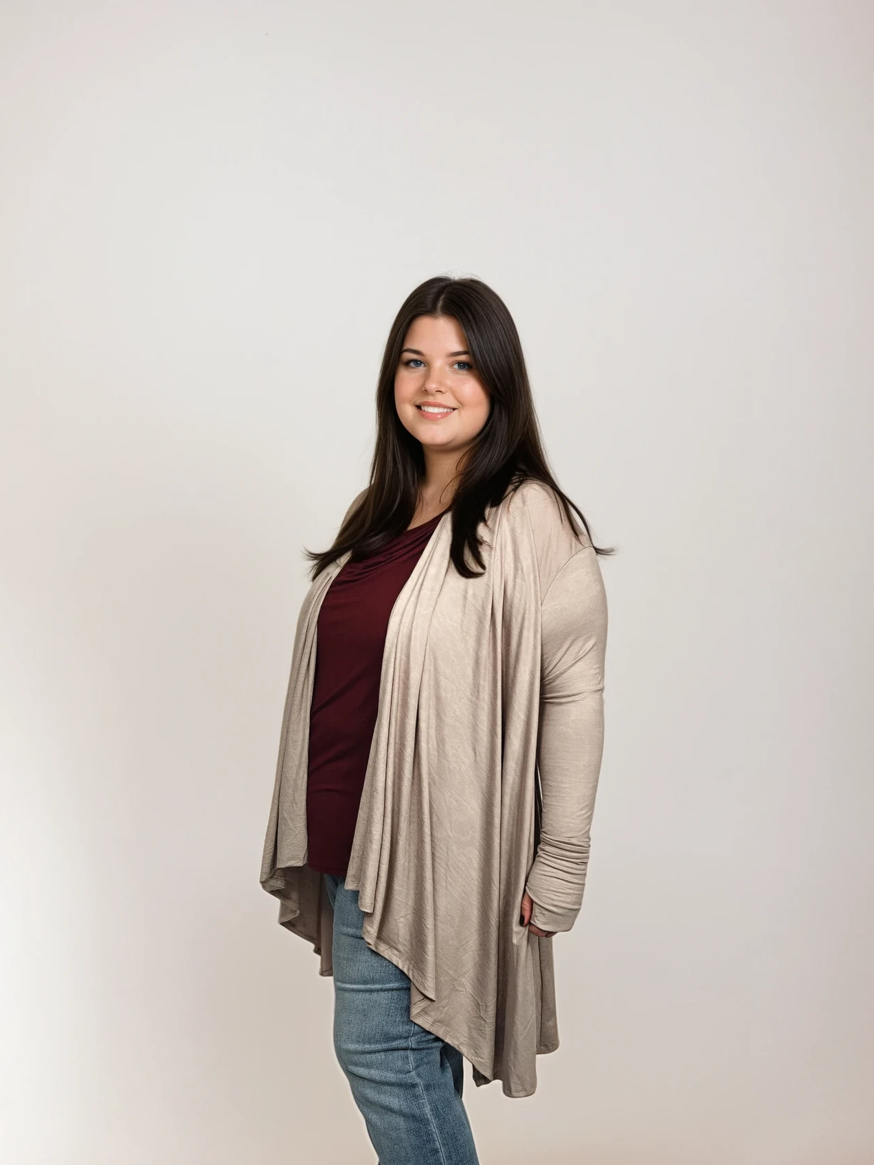 Dreamer Cardi- White  Mocha