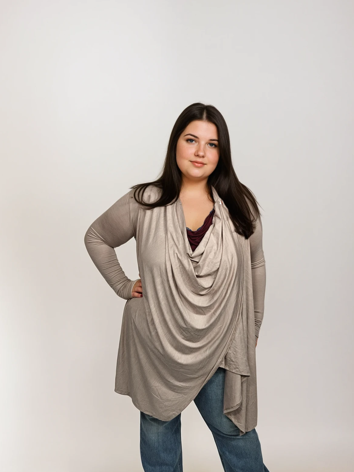 Dreamer Cardi- White  Mocha