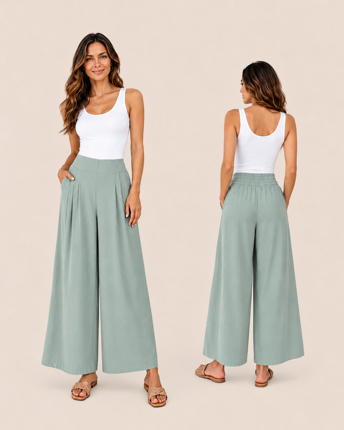 Catalina Women's Wide Leg Pants