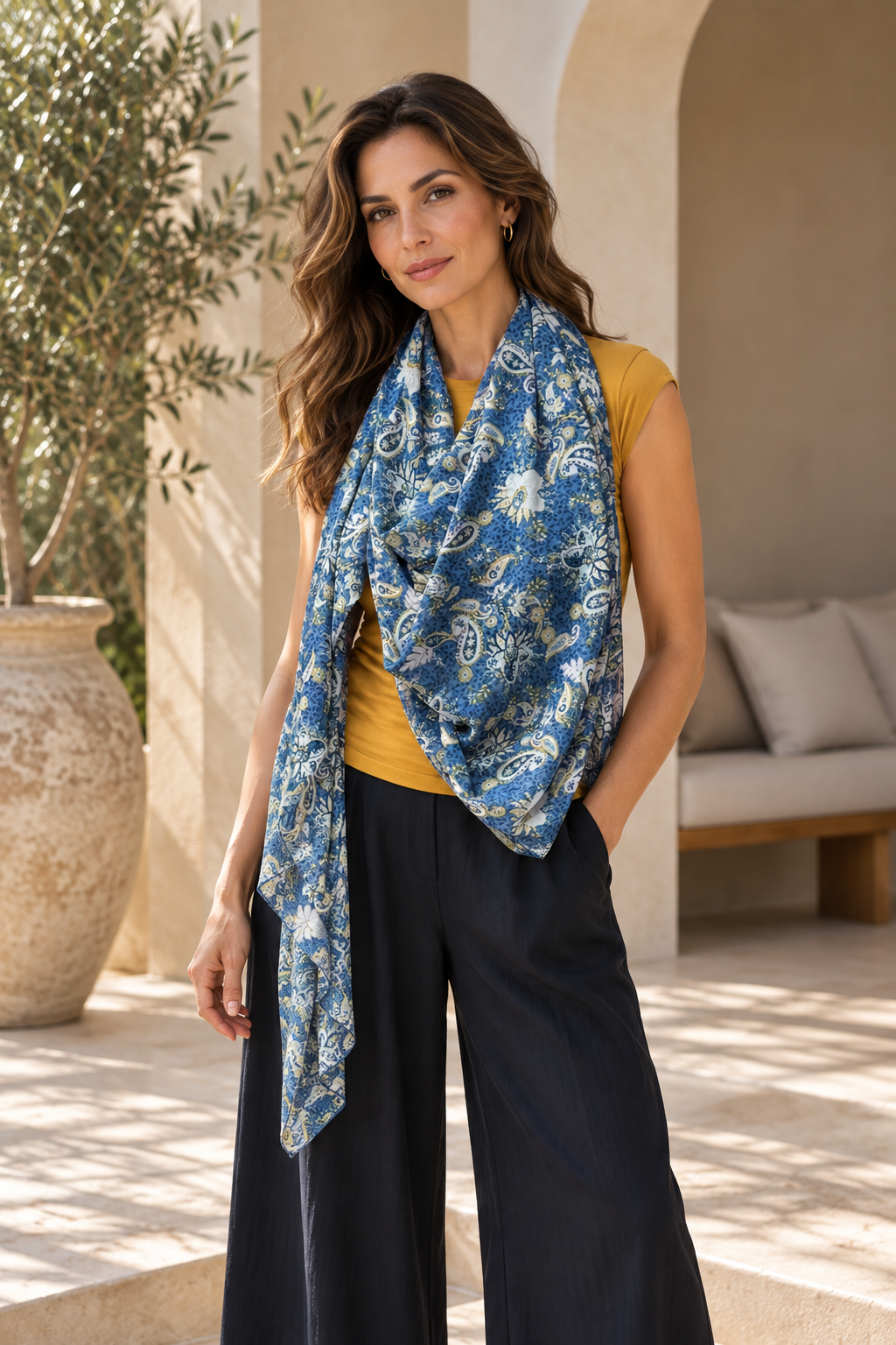 Oversized Square Fashion Scarf