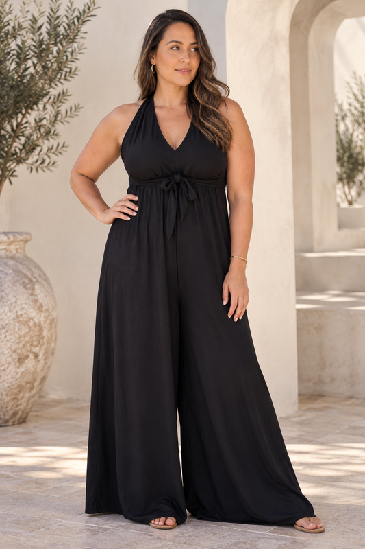 Go with the Flow Jumper- Black