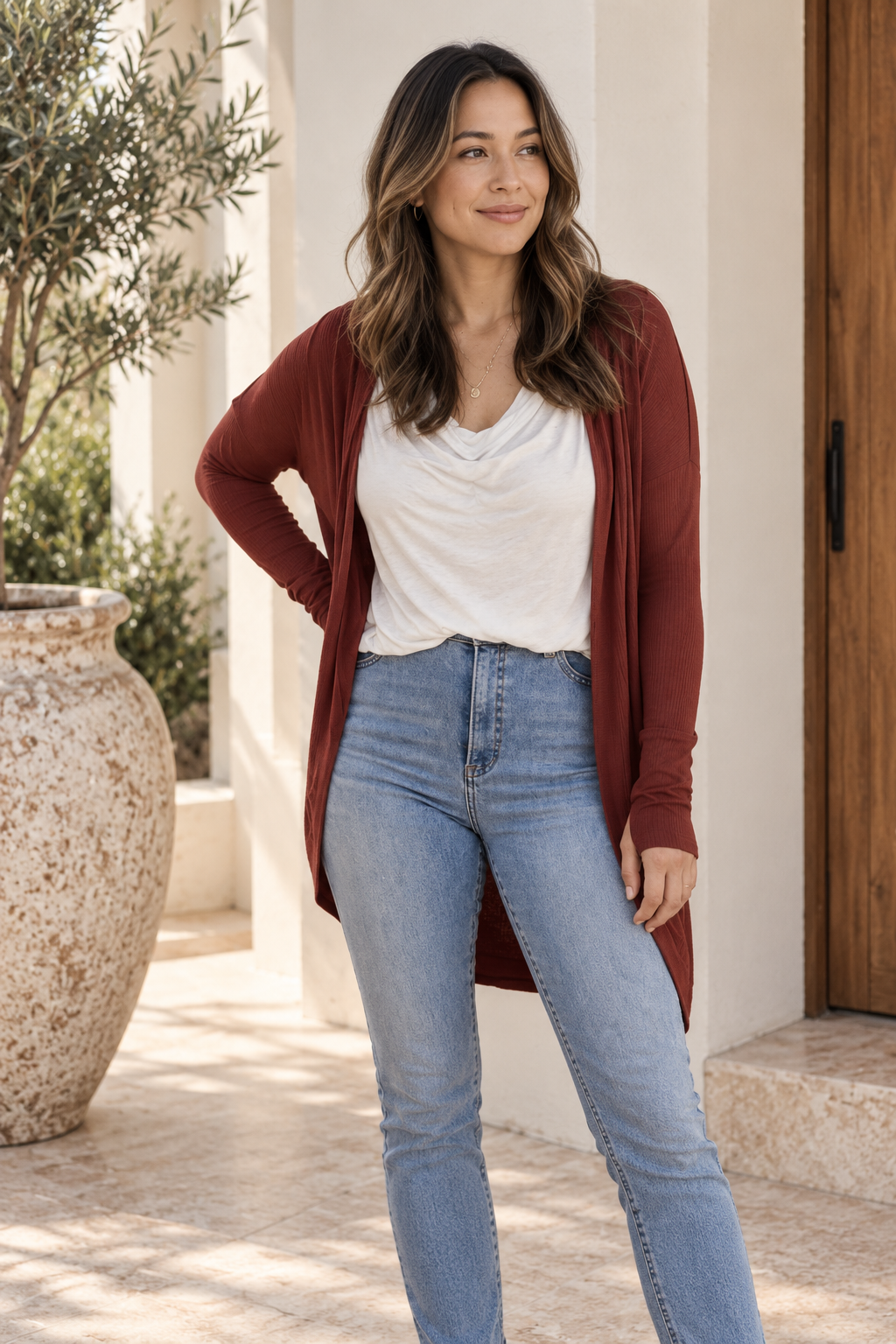 Dolman Sleeve Cardigan