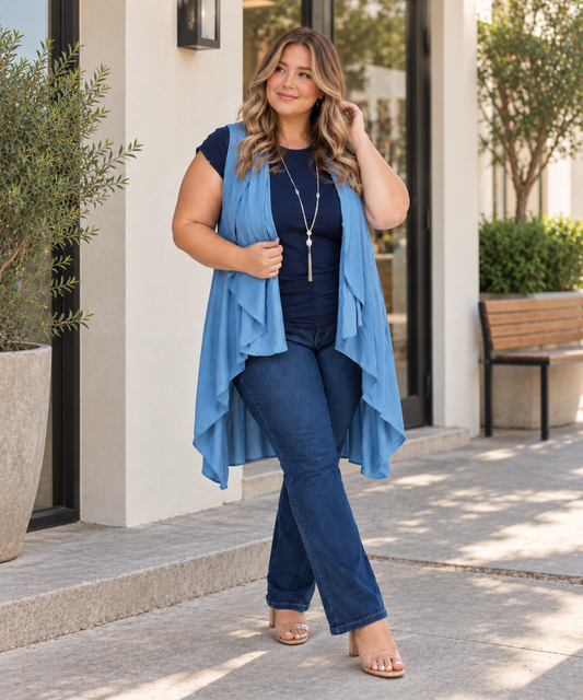 Convertible Coverup - Carolina Blue (One Size)