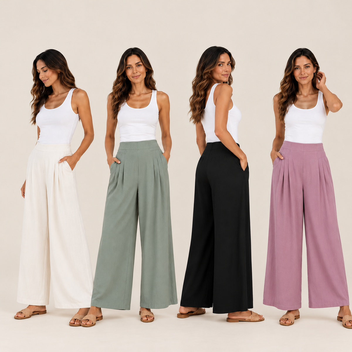 Catalina Women's Wide Leg Pants