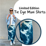 Limited Edition Tie Dye Maxi Skirt- Ocean