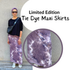 Limited Edition Tie Dye Maxi Skirt- Purple Haze