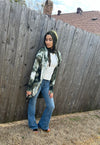 Hoodie Cardigan 3.0 - Green Goddess